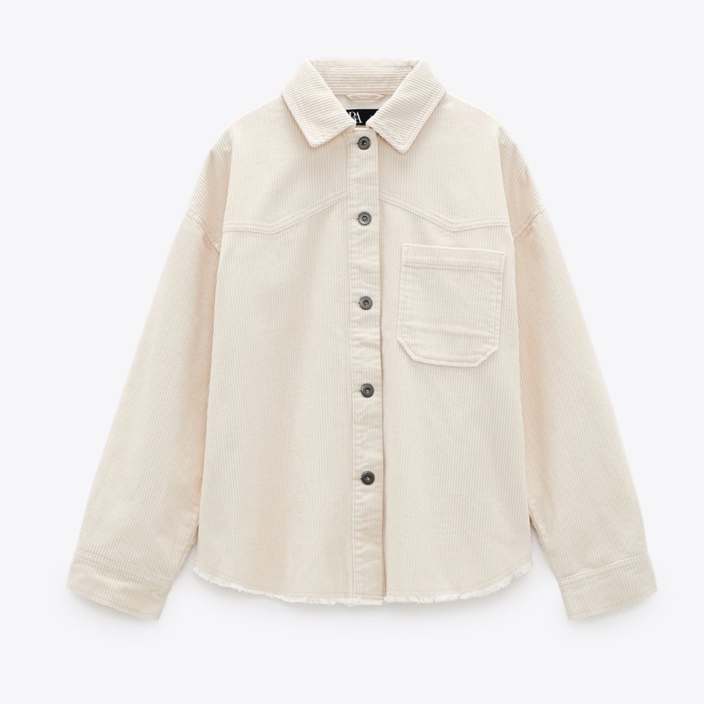 zara corduroy overshirt